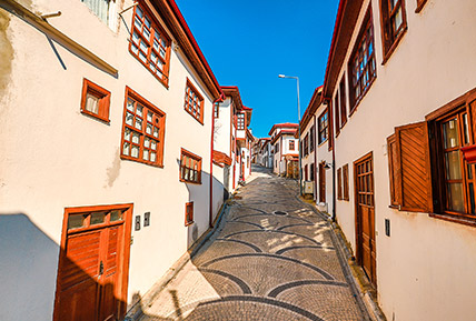 Historische Elmalı-Häuser